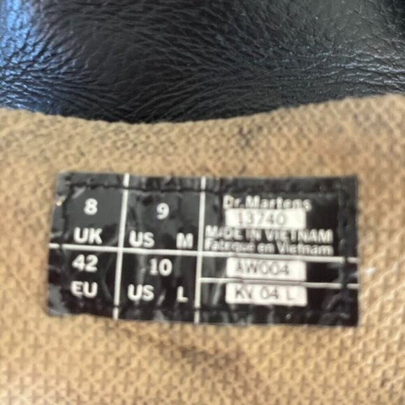 Dr. Martens Men's Black Leather Ordell 3 Eye Peddled Chunky Oxford Shoes Sz 8 - Picture 12 of 13